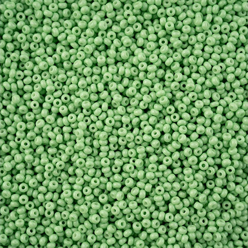 Dark Green Chalk Dyed Solgel 11/0
