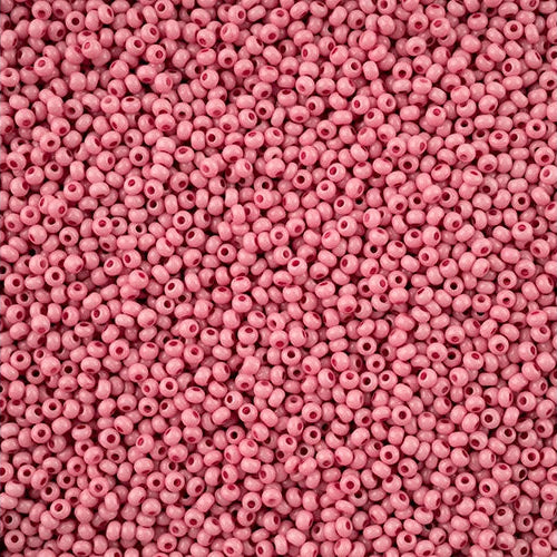 Dark Pink Chalk Dyed Solgel 11/0