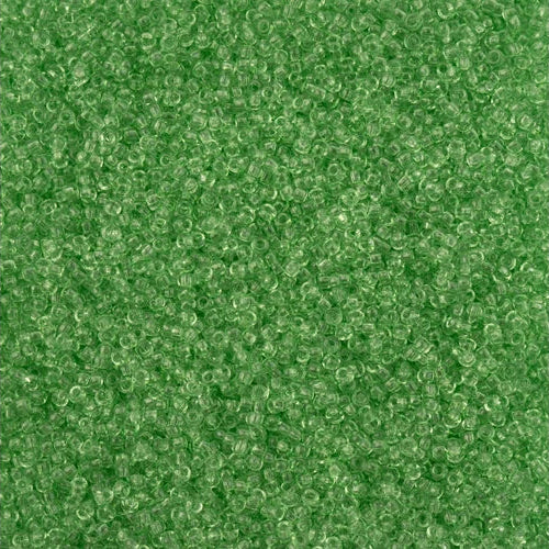 Green Solgel Dyed Crystal 11/0