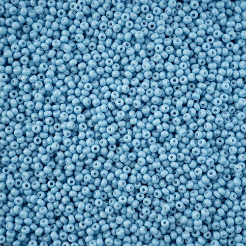 Light Blue Chalk Dyed Solgel 11/0