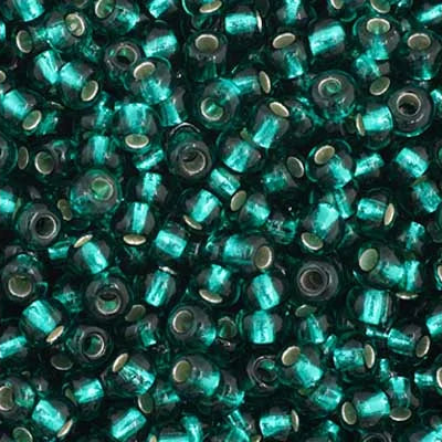 Silver Lined Light Green 11/0