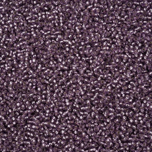 Silver Lined Orchid Solgel 11/0