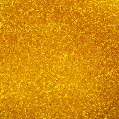Yellow Transparent 10/0