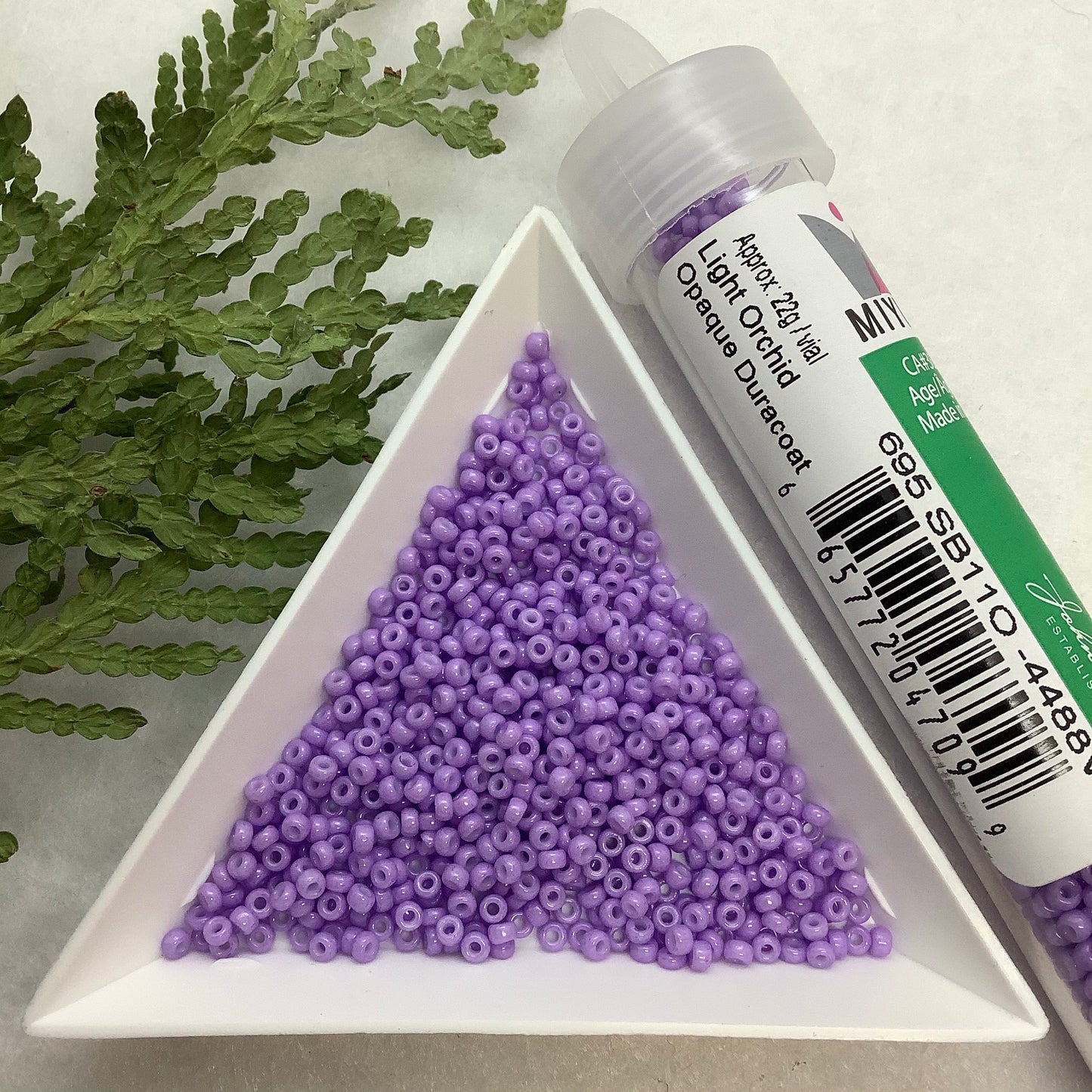 Light Orchid Opaque Duracoat - Miyuki Seed Bead 11/0 - 22g