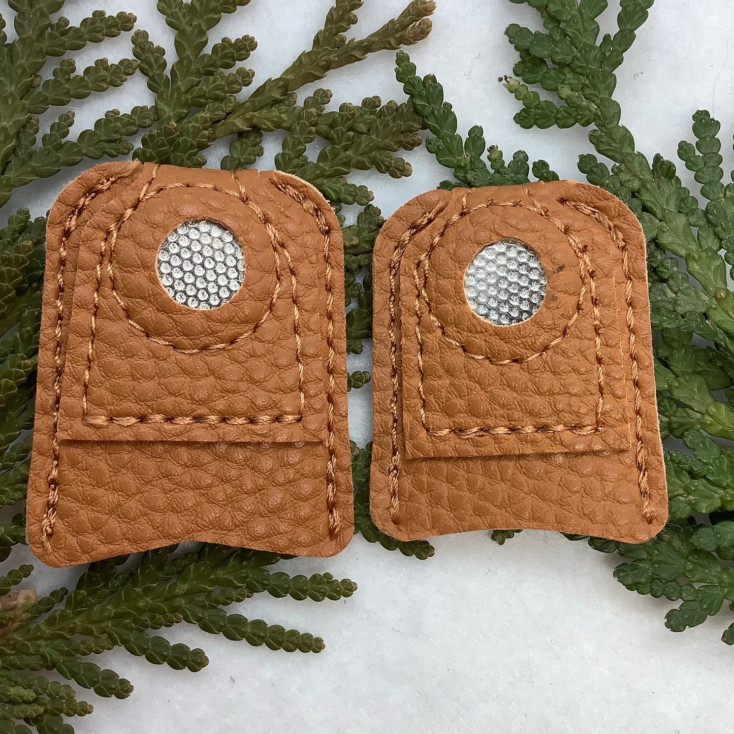 Leather and Coin Thimble