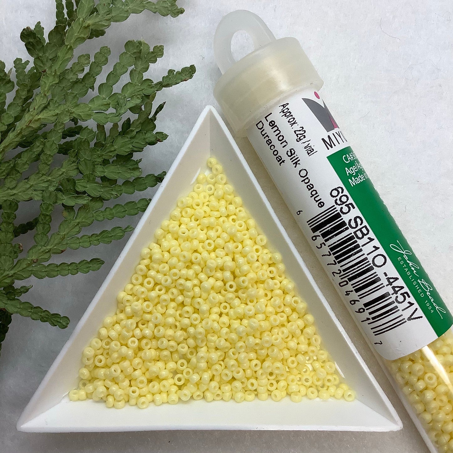 Lemon Silk Opaque Duracoat - Miyuki Seed Bead 11/0 - *BULK*