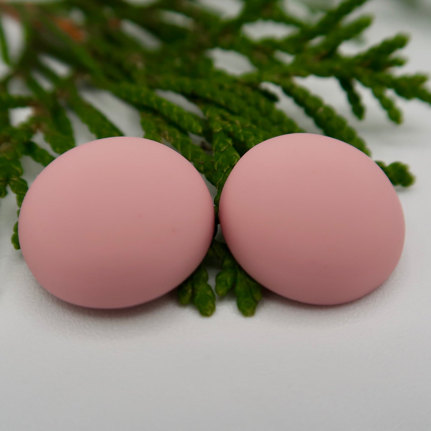 Matte Dome Resin Cabs 16mm & 18mm - 1 pair