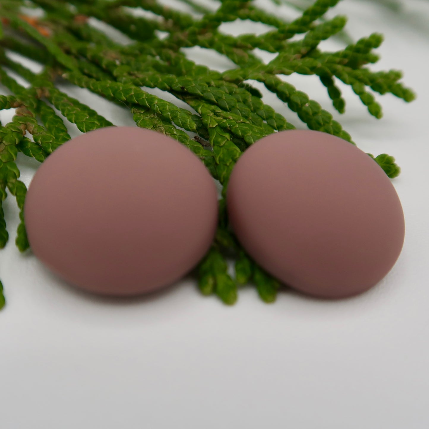 Matte Dome Resin Cabs 16mm & 18mm - 1 pair