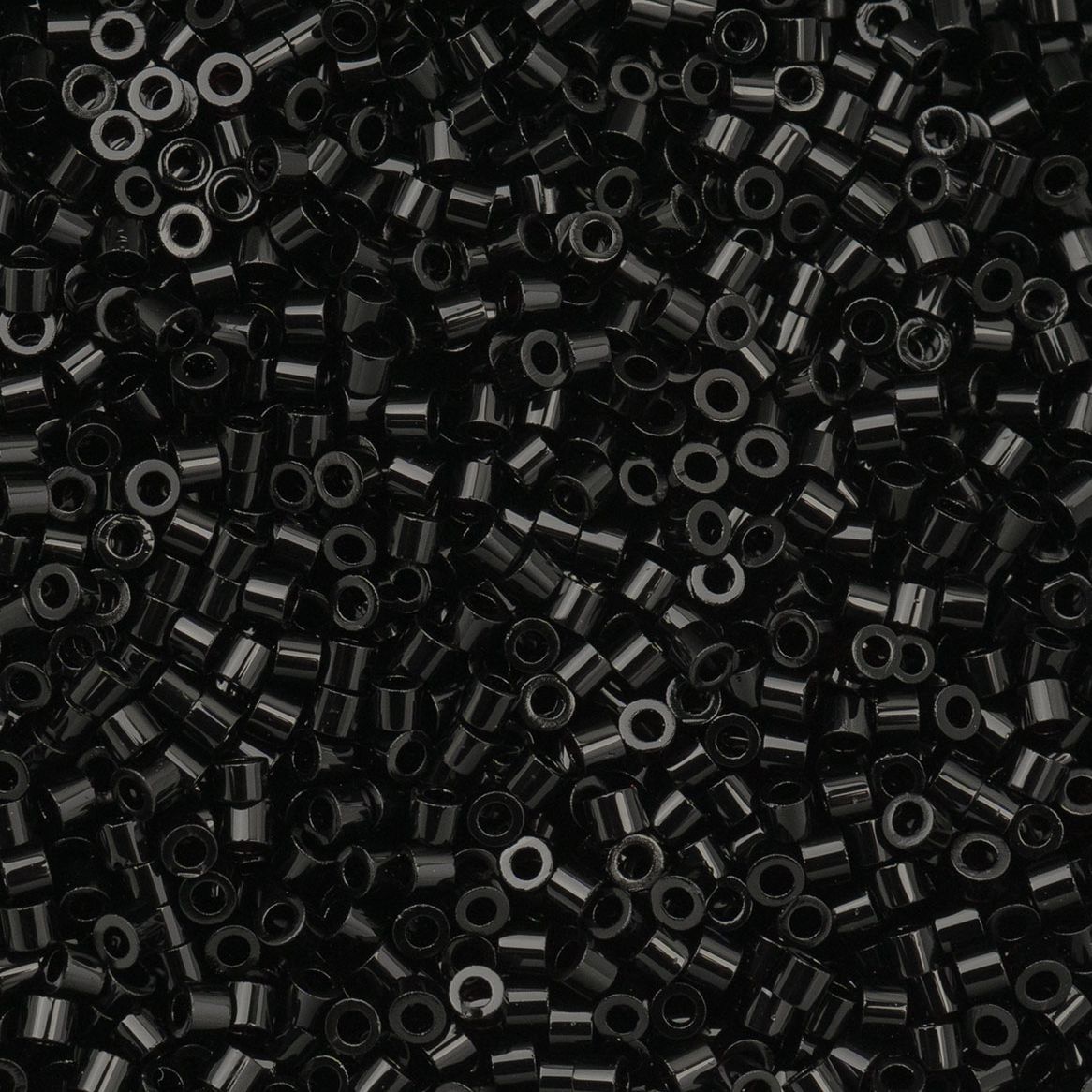 Opaque Black - Cylin Bead 11/0 - 25g