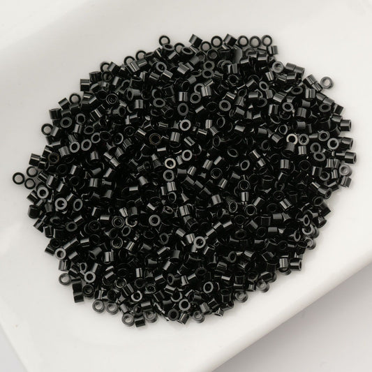Opaque Black - Cylin Bead 11/0 - 25g