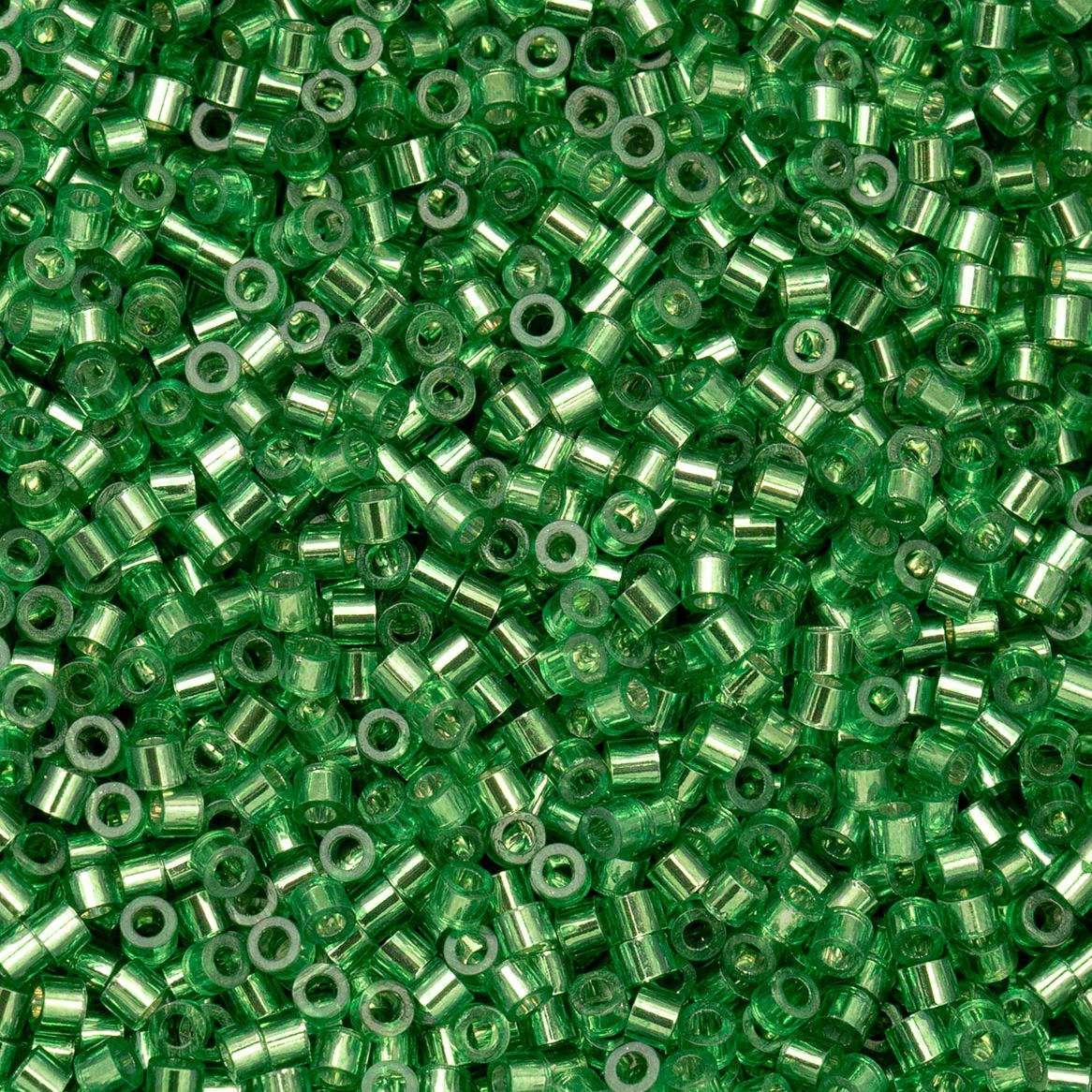 Light Green Silver Lined - Cylin Bead 11/0 - 25g