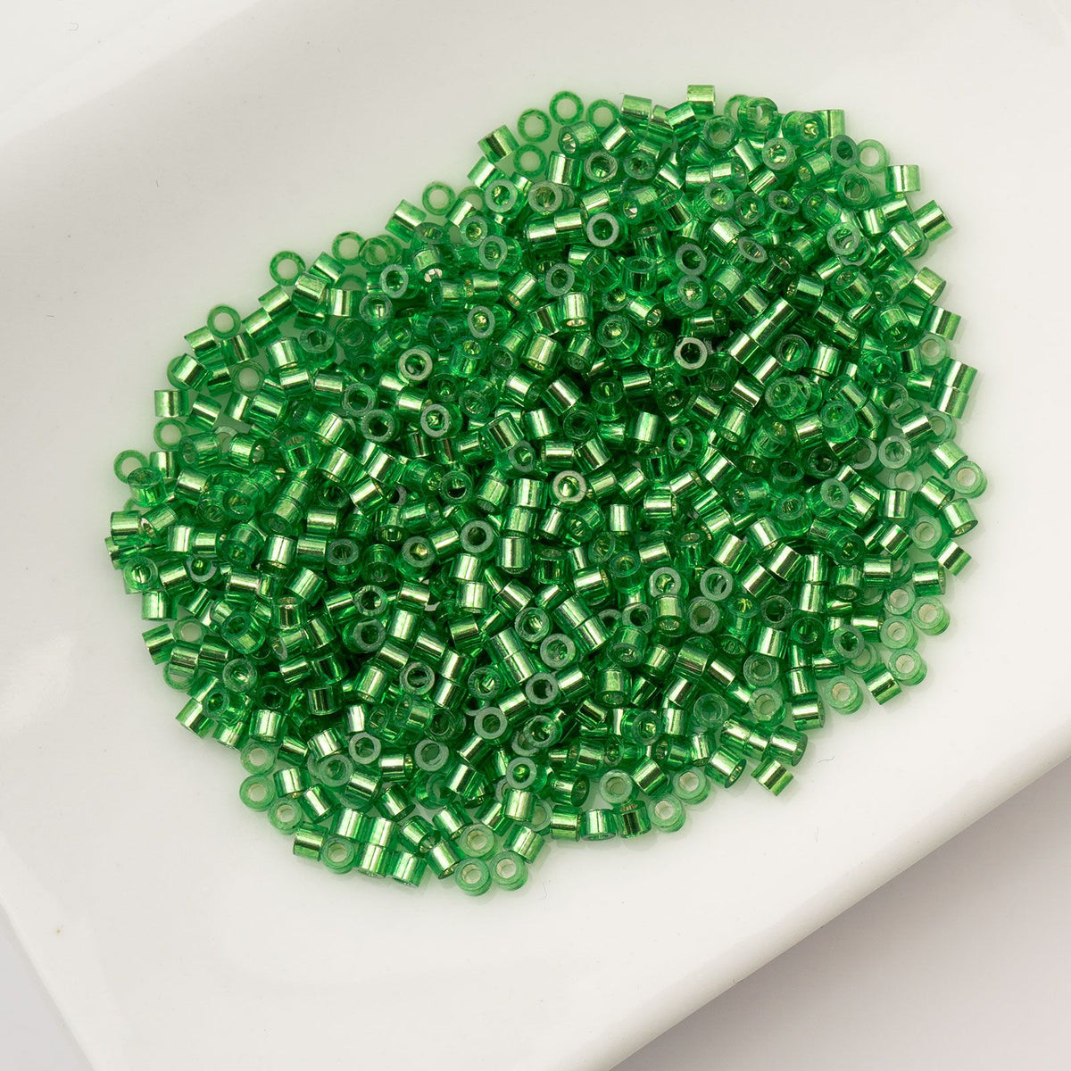 Light Green Silver Lined - Cylin Bead 11/0 - 25g