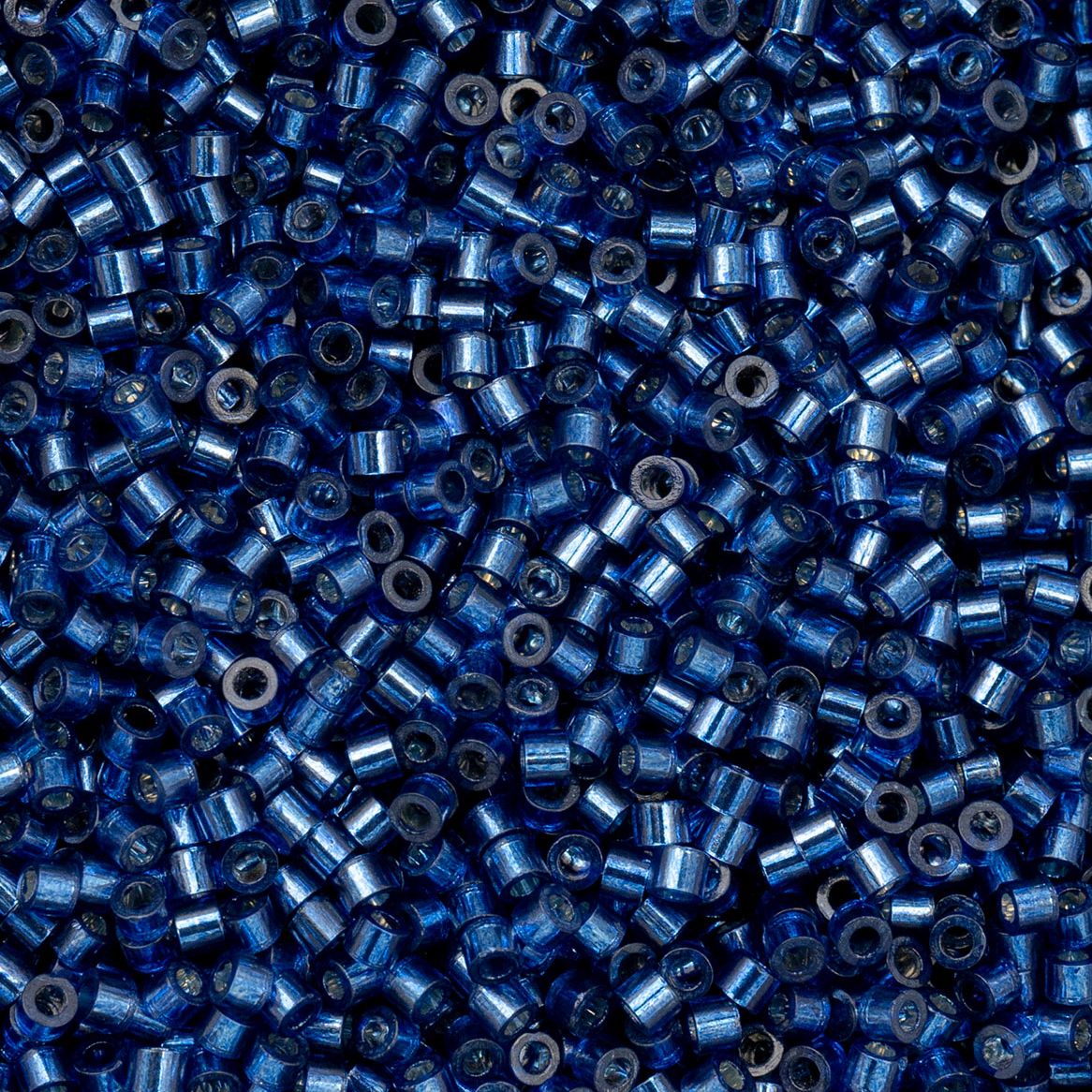 Sapphire Silver Lined - Cylin Bead 11/0 - 25g