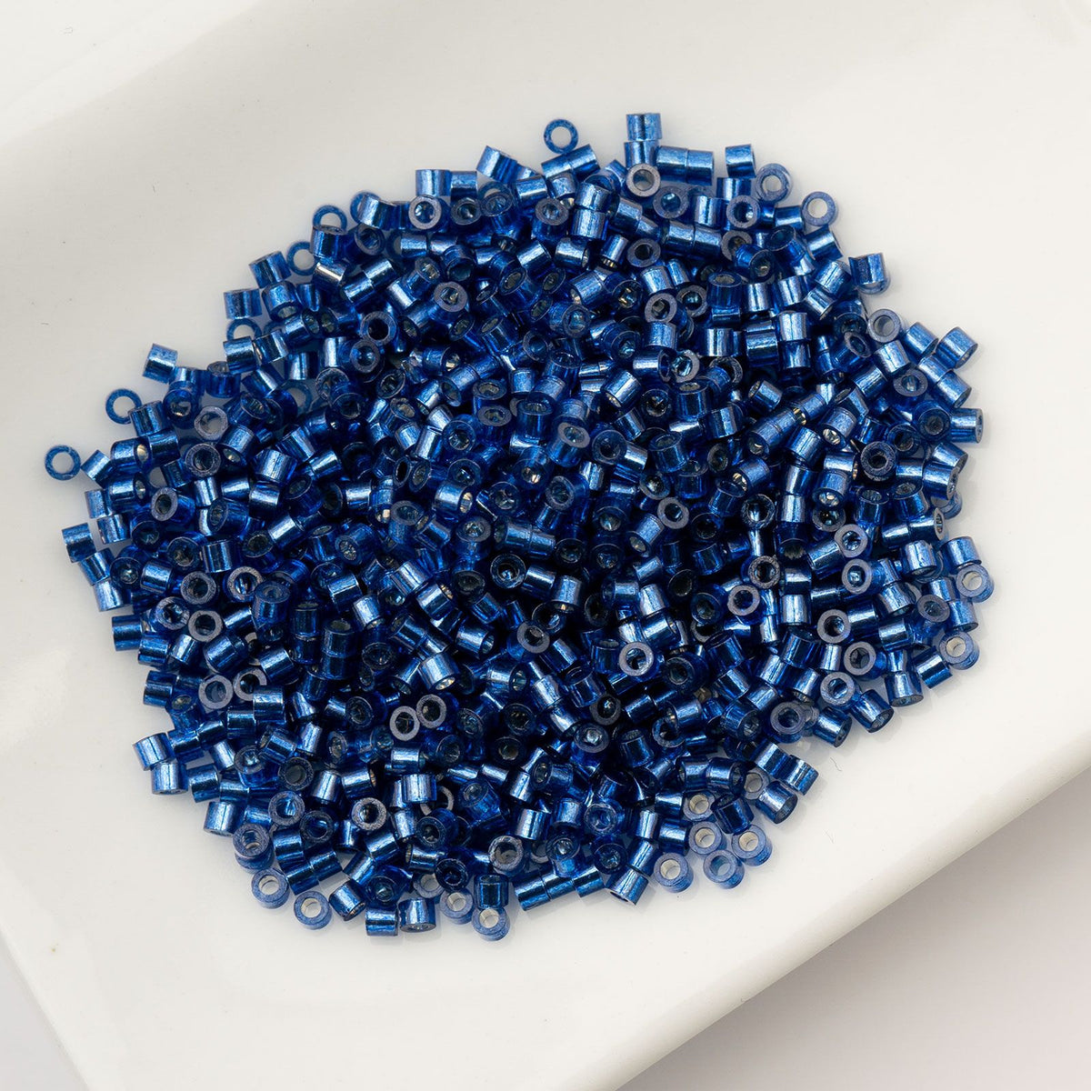 Sapphire Silver Lined - Cylin Bead 11/0 - 25g