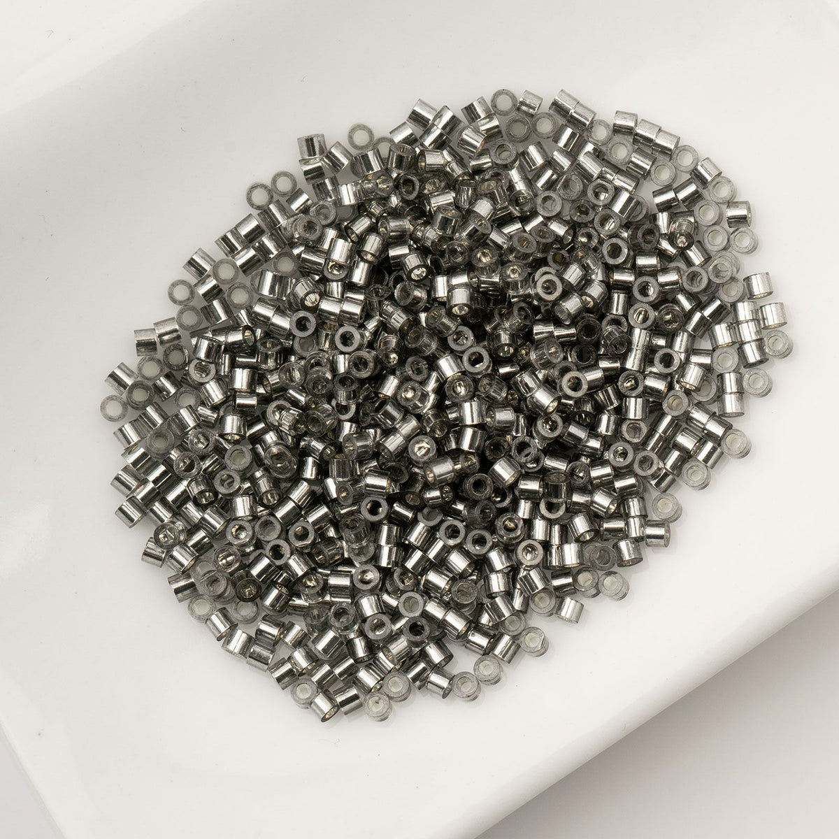 Grey Silver Lined - Cylin Bead 11/0 - 25g