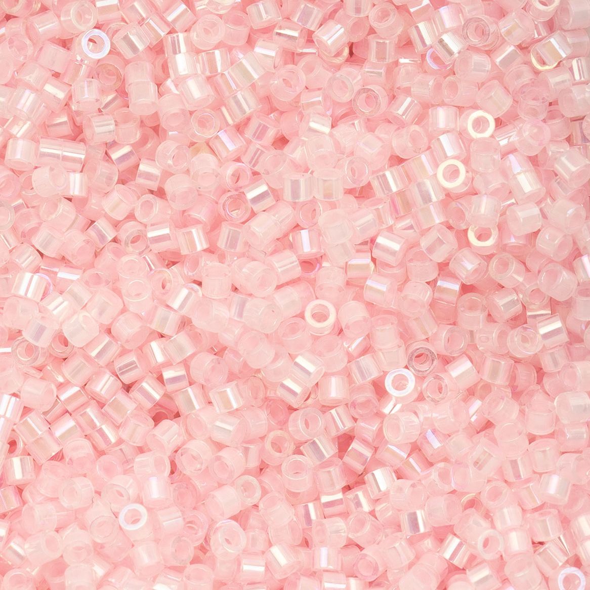 Pale Pink Lined - Cylin Bead 11/0 - 25g