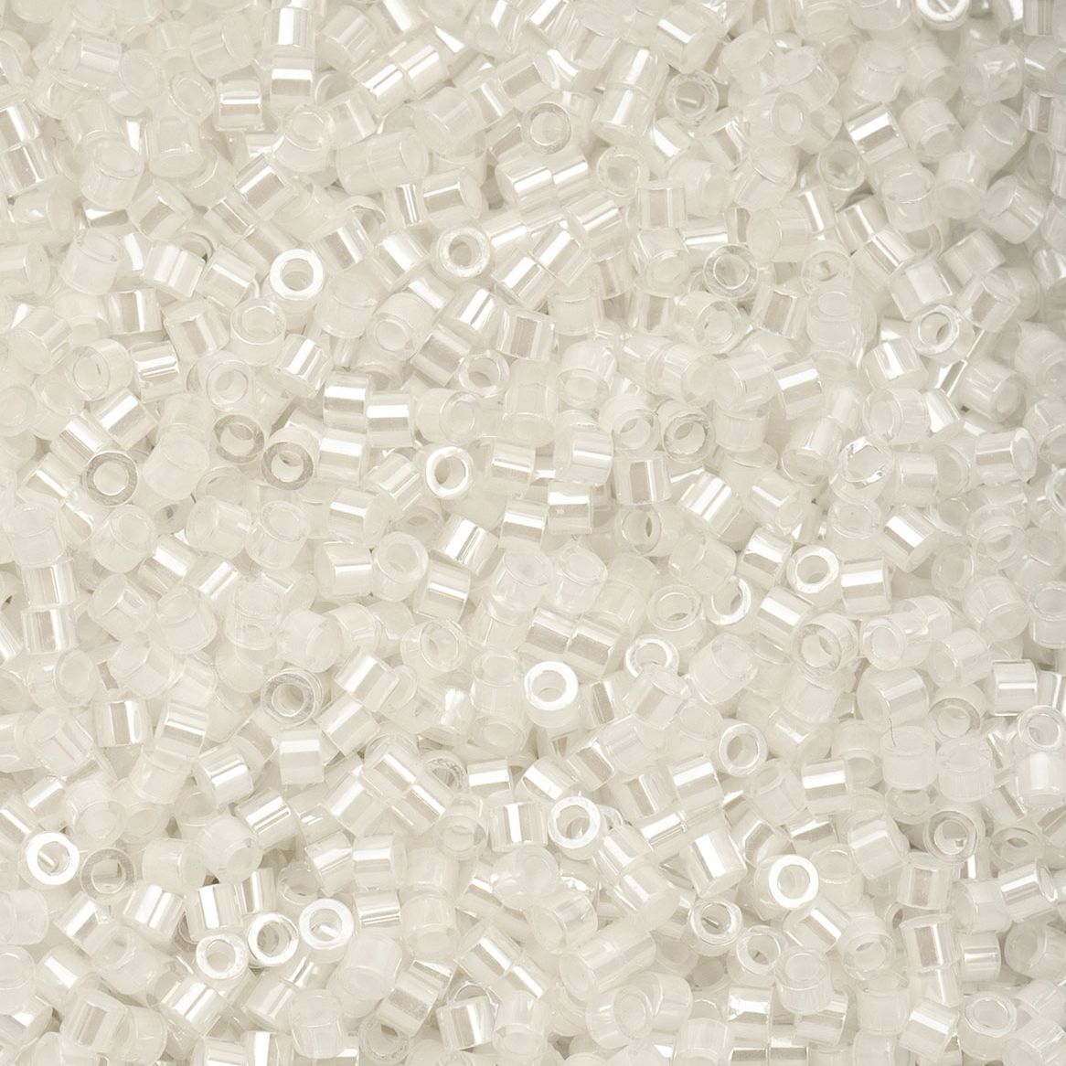 White AB Lined - Cylin Bead 11/0 - 25g