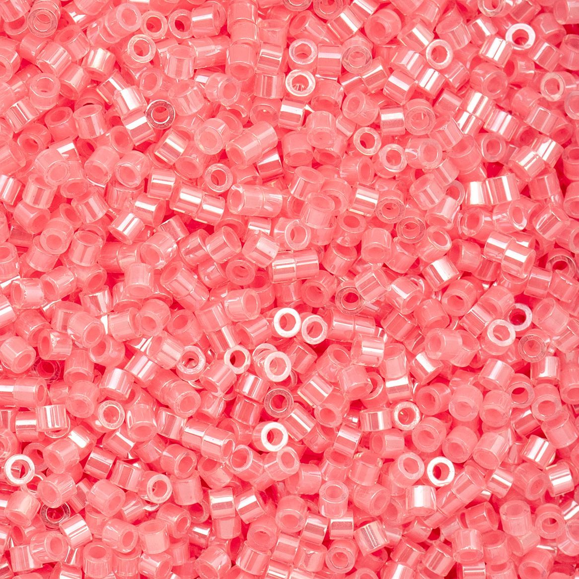 Rose-Pink AB Lined - Cylin Bead 11/0 - 25g