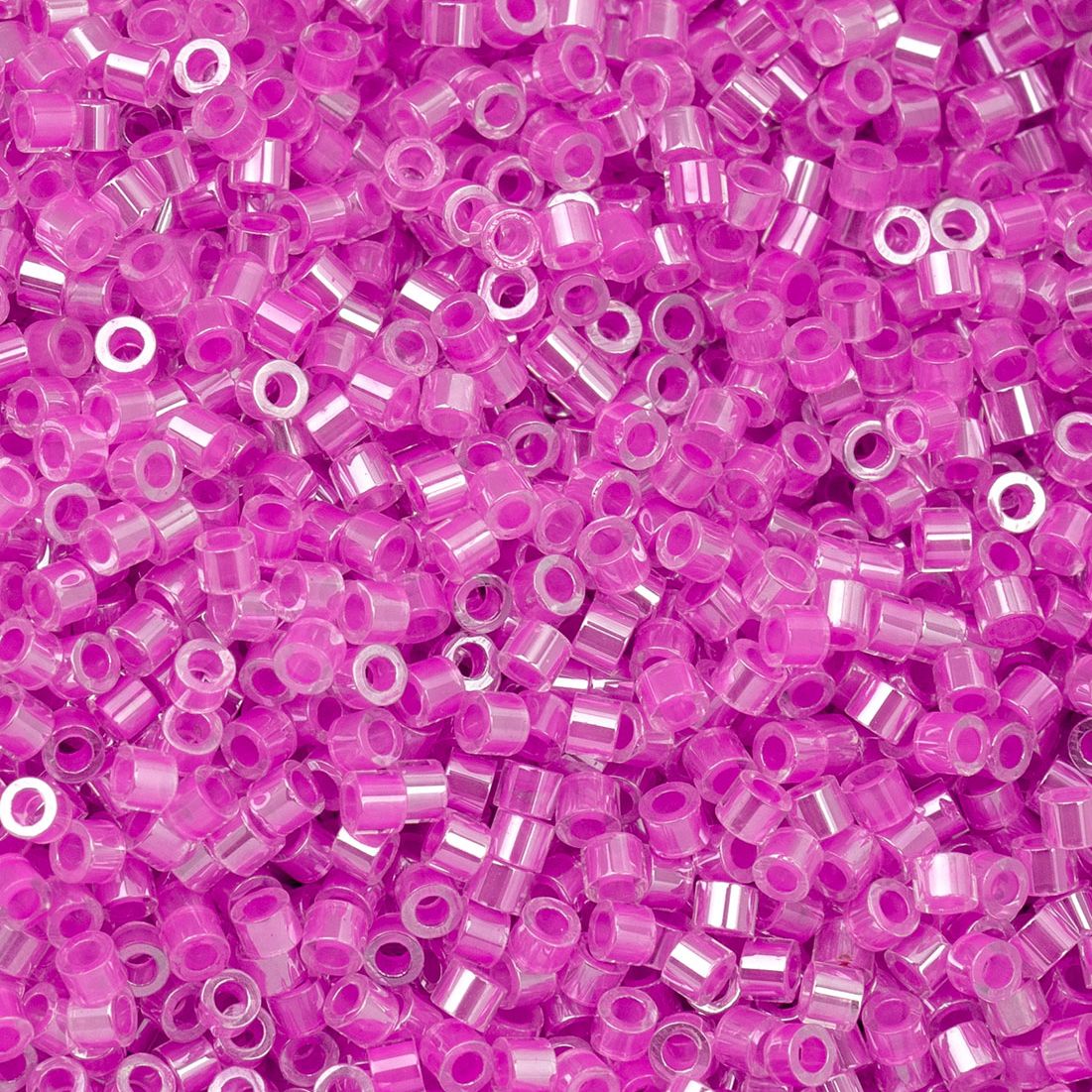 Orchid Glow AB Lined - Cylin Bead 11/0 - 25g