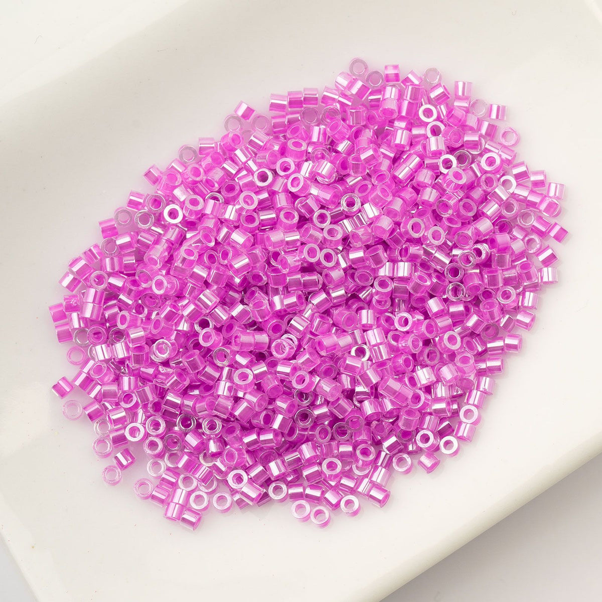 Orchid Glow AB Lined - Cylin Bead 11/0 - 25g