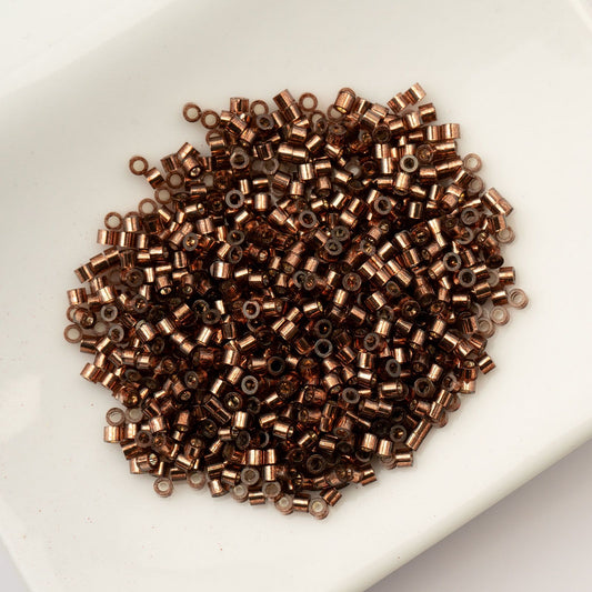 Brown Silver Lined - Cylin Bead 11/0 - 25g