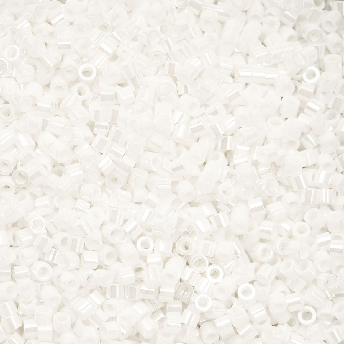White Pearl Luster - Cylin Bead 11/0 - 25g