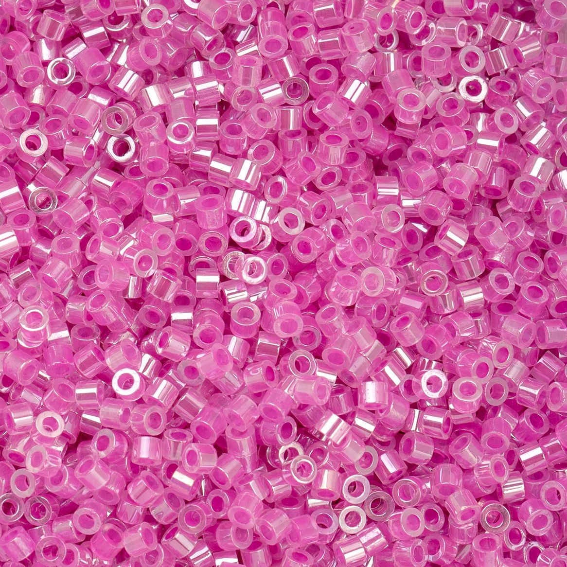 Crystal Fuschia Line Ceylon - Cylin Bead 11/0 - 25g