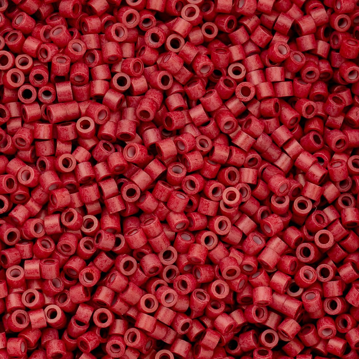 Opaque Red Matte - Cylin Bead 11/0 - 25g