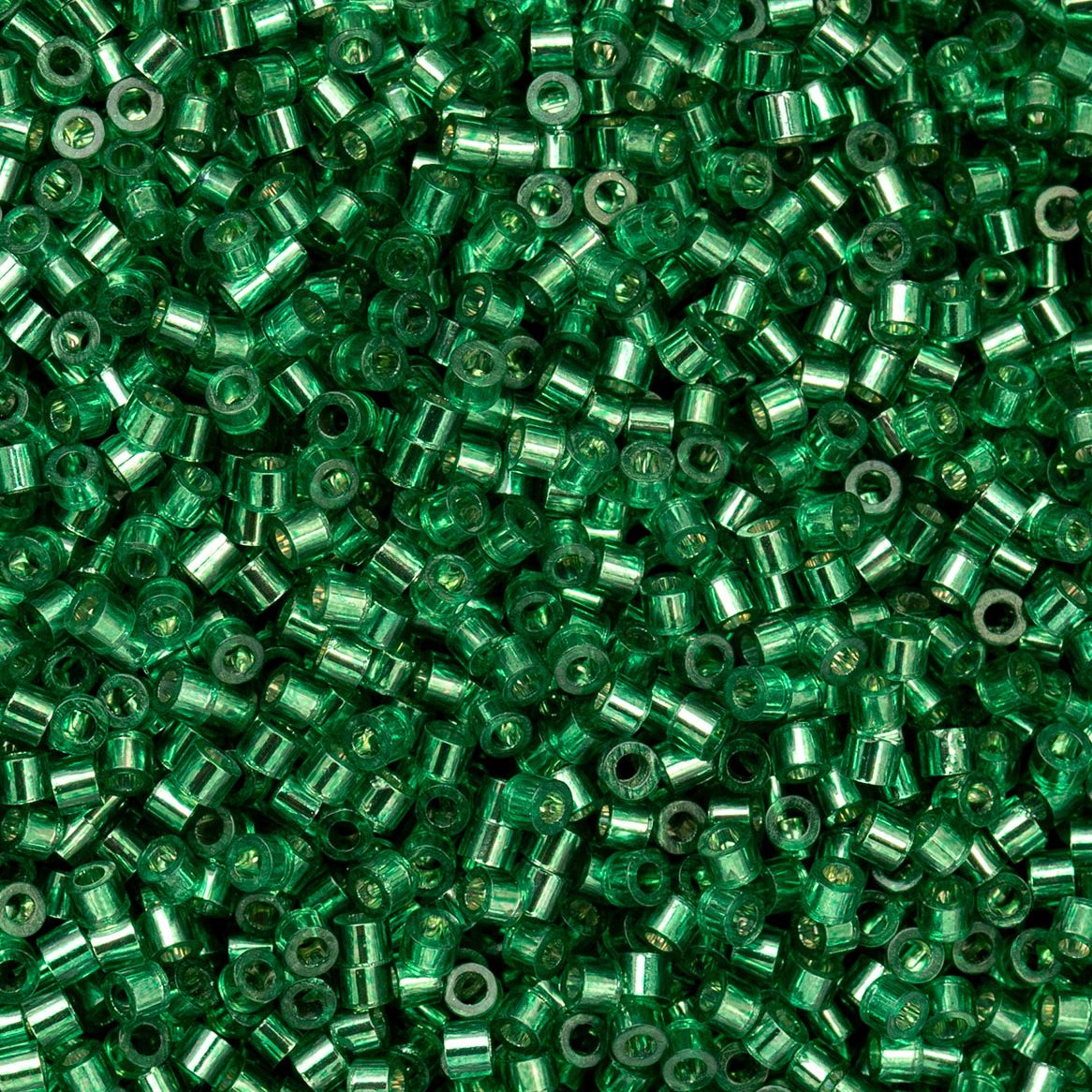 Emerald Silver Lined - Cylin Bead 11/0 - 25g