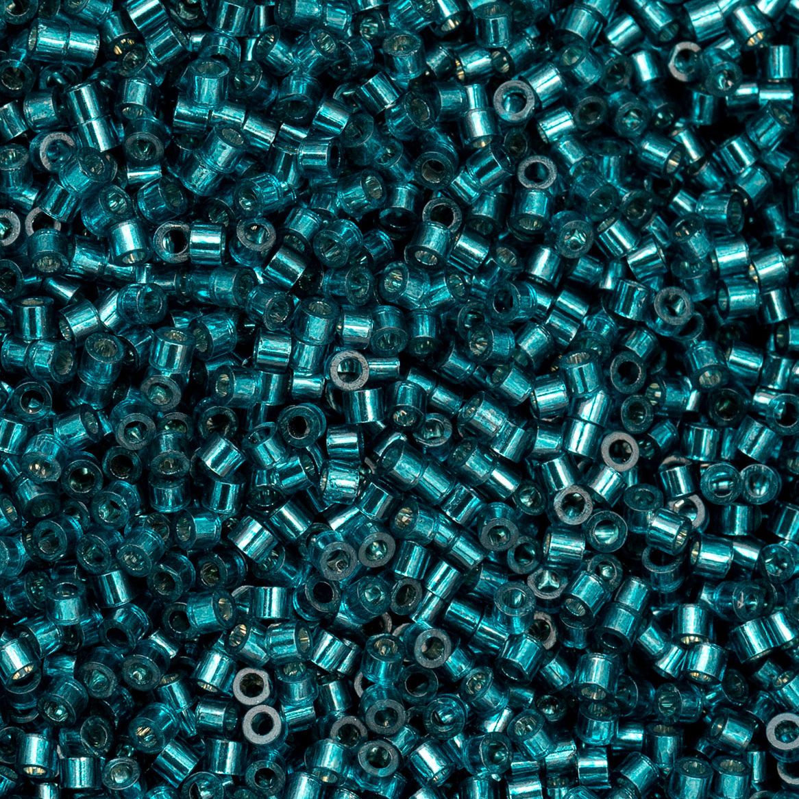 Blue Zircon Silver Lined - Cylin Bead 11/0 - 25g