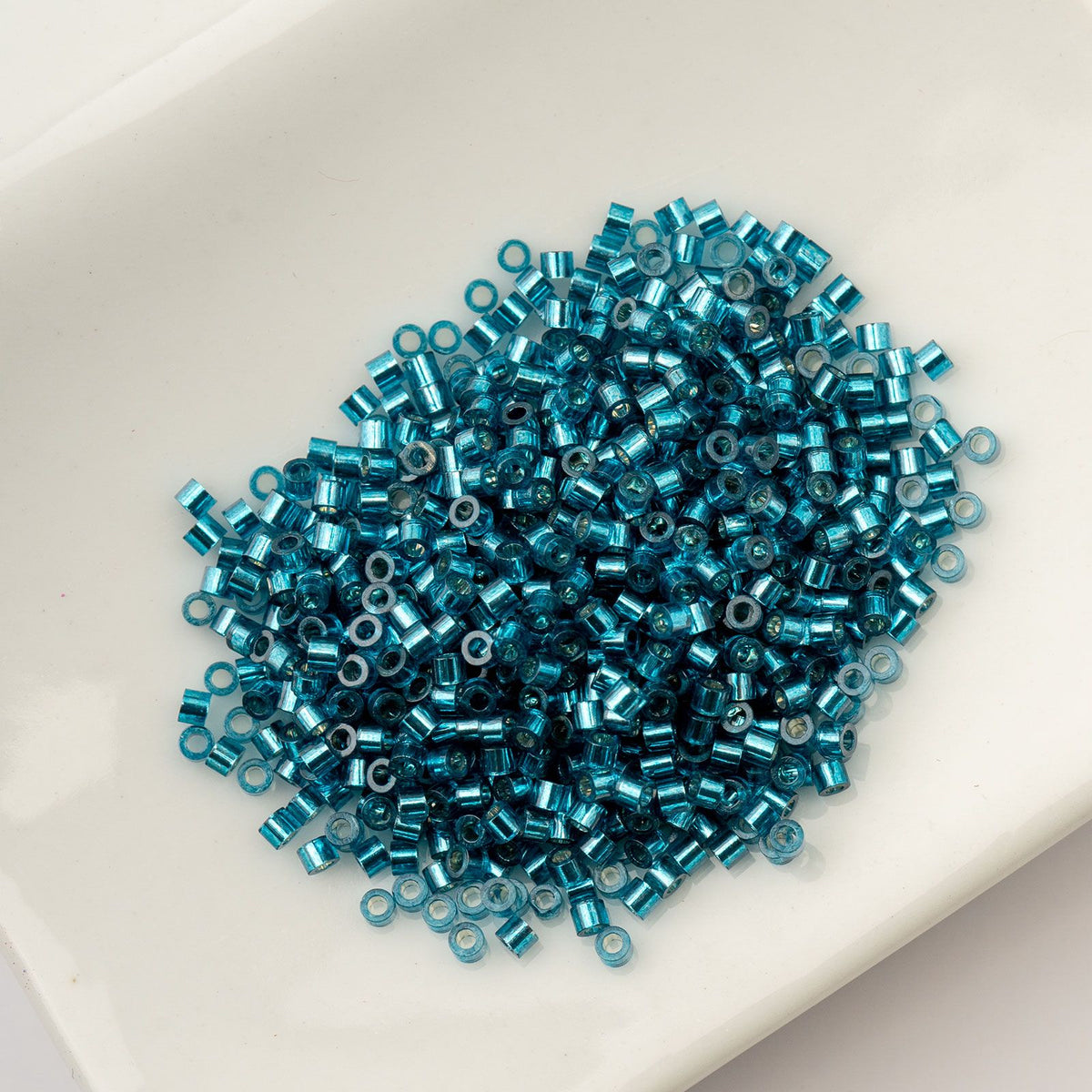 Blue Zircon Silver Lined - Cylin Bead 11/0 - 25g