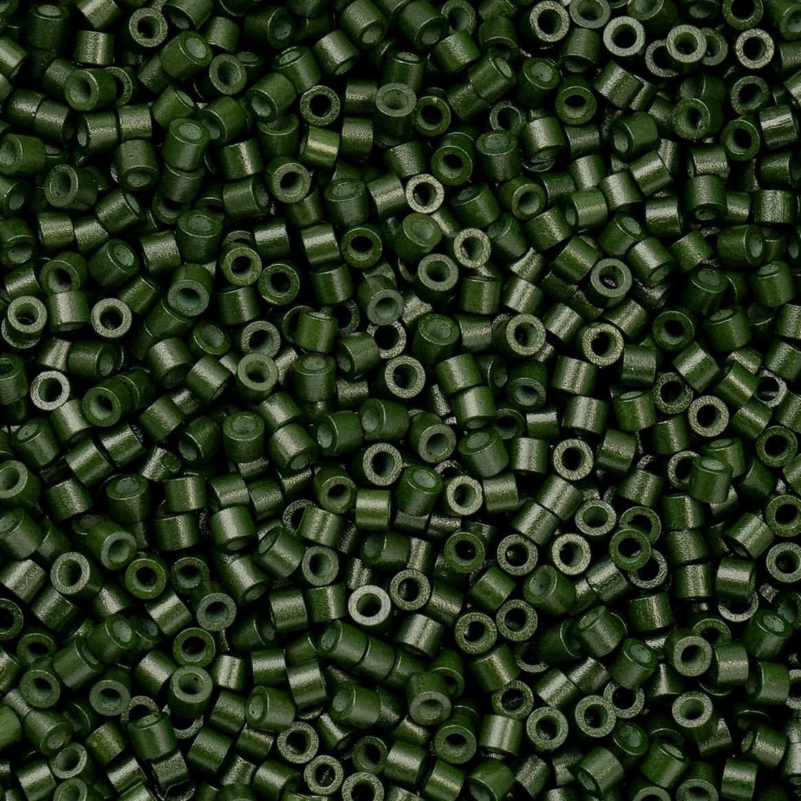 Opaque Forest Green - Cylin Bead 11/0 - 25g