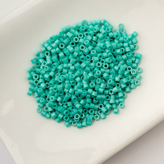 Opaque Turquoise Green - Cylin Bead 11/0 - 25g
