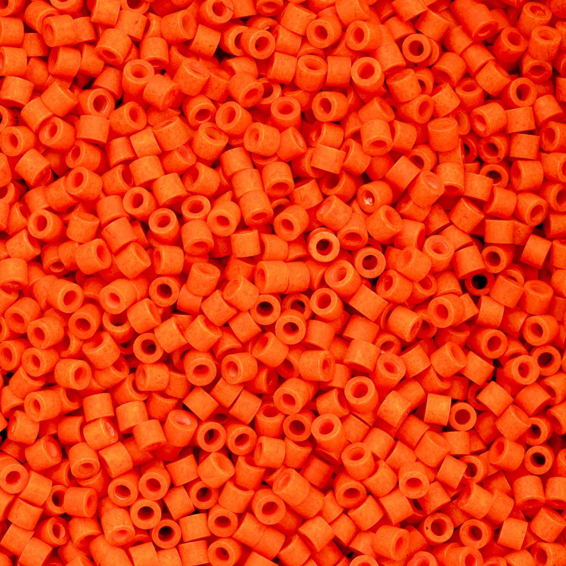 Opaque Orange Matte - Cylin Bead 11/0 - 25g