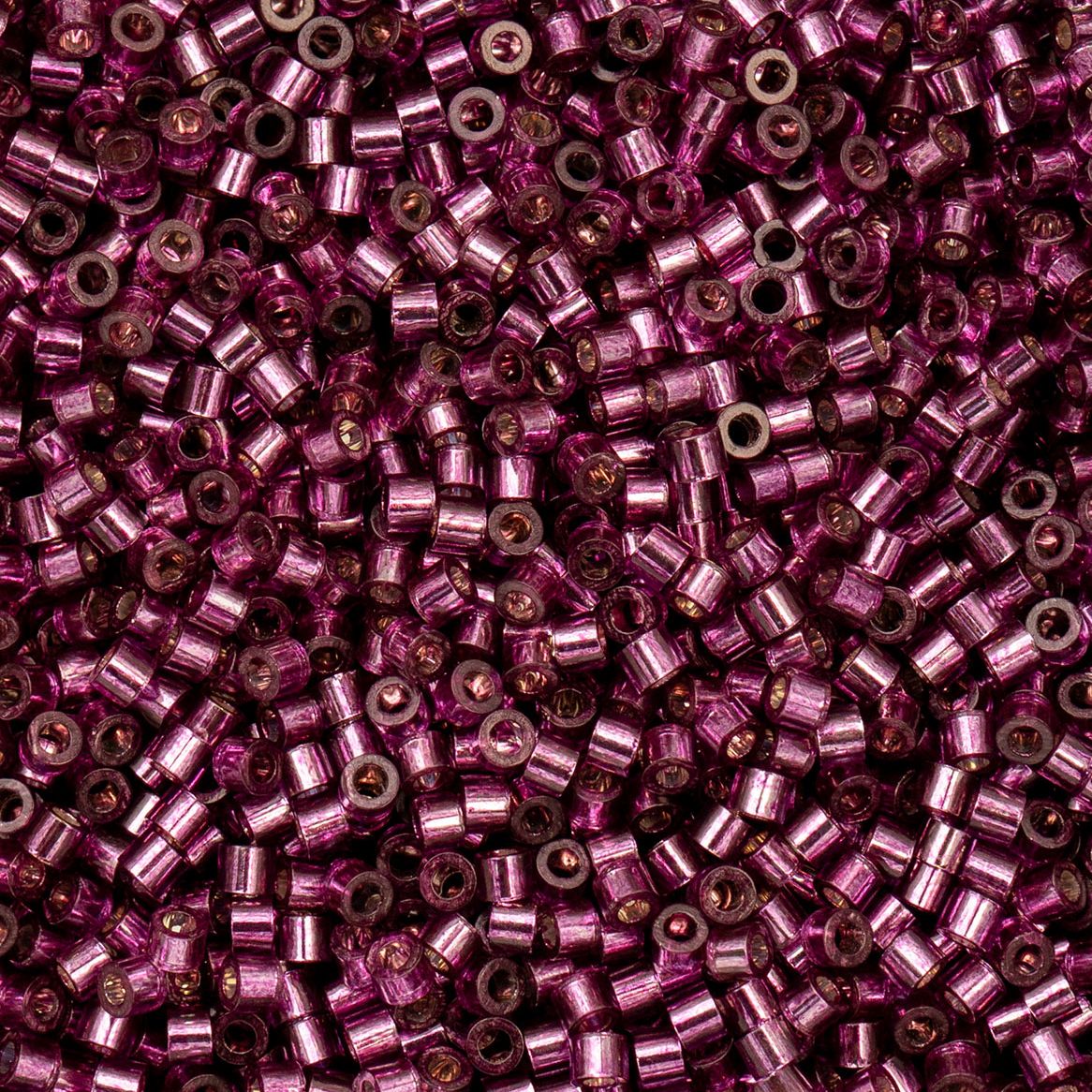 Raspberry Silver Lined - Cylin Bead 11/0 - 25g