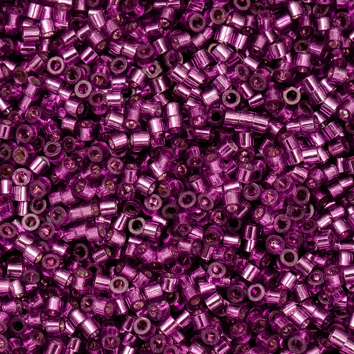 Magenta Silver Lined - Cylin Bead 11/0 - 25g