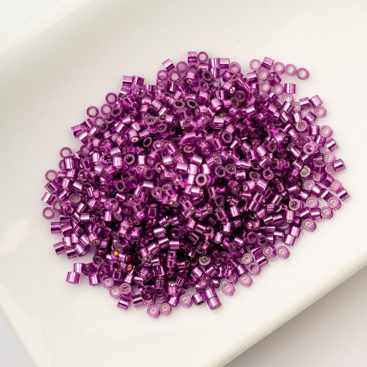 Magenta Silver Lined - Cylin Bead 11/0 - 25g
