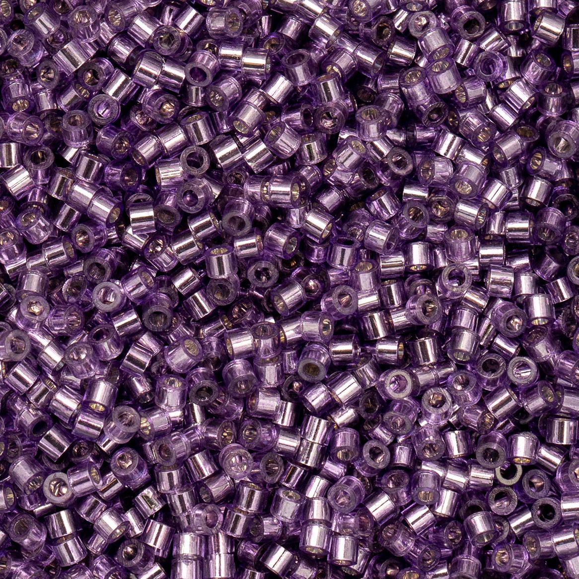 Purple Silver Lined - Cylin Bead 11/0 - 25g