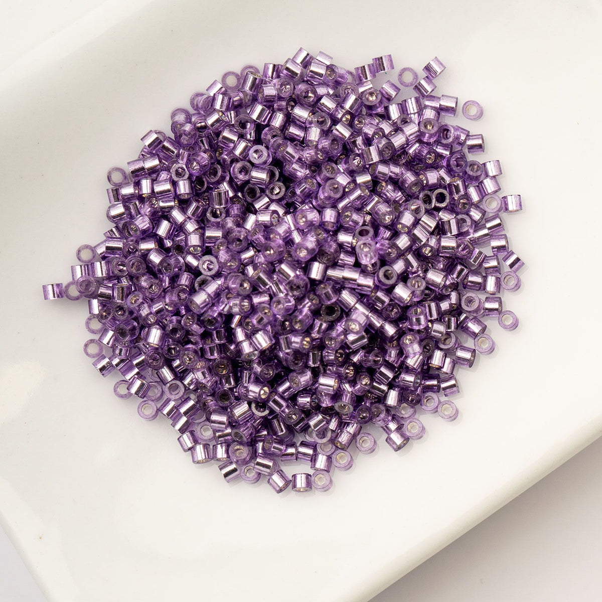 Purple Silver Lined - Cylin Bead 11/0 - 25g