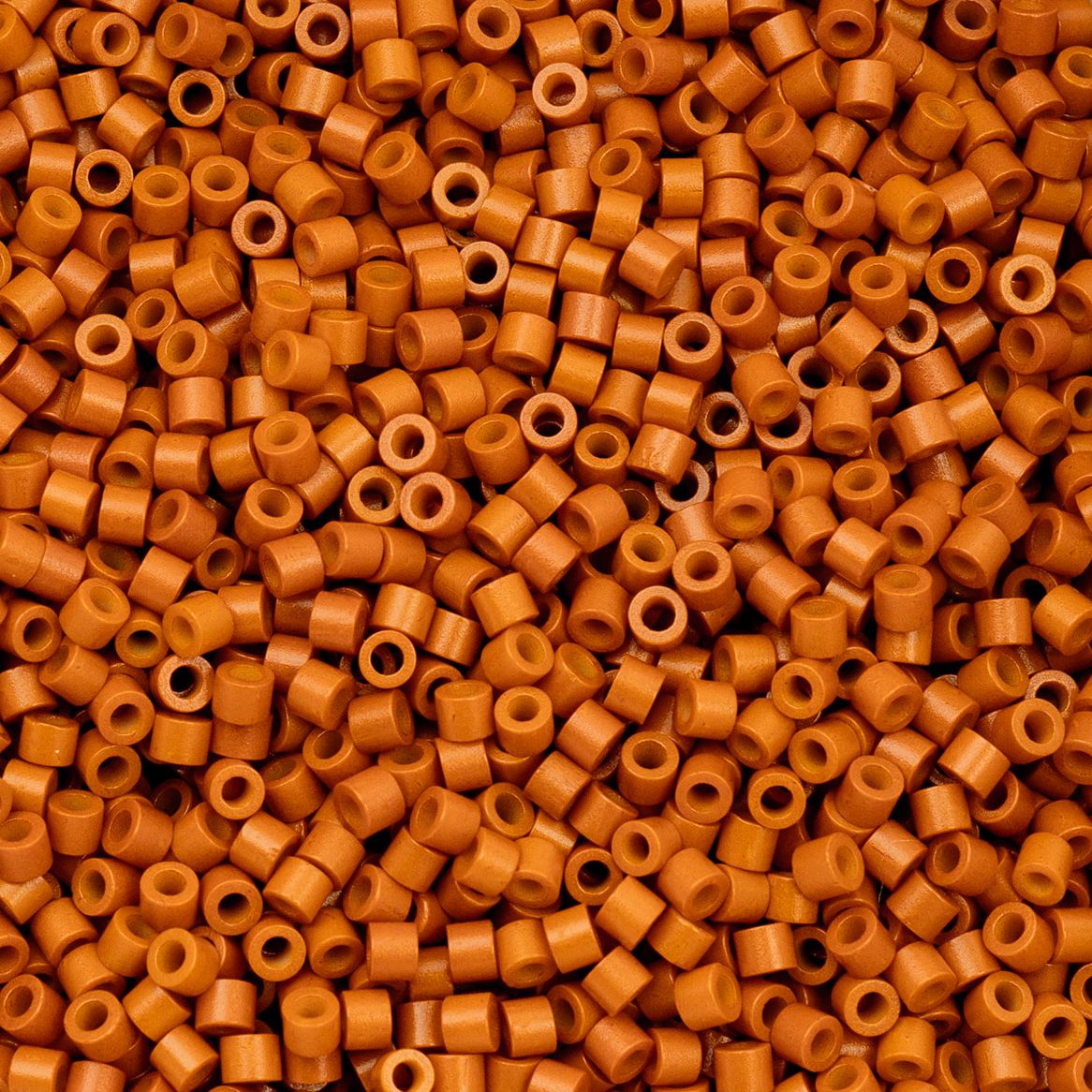 Opaque Pumpkin Orange - Cylin Bead 11/0 - 25g