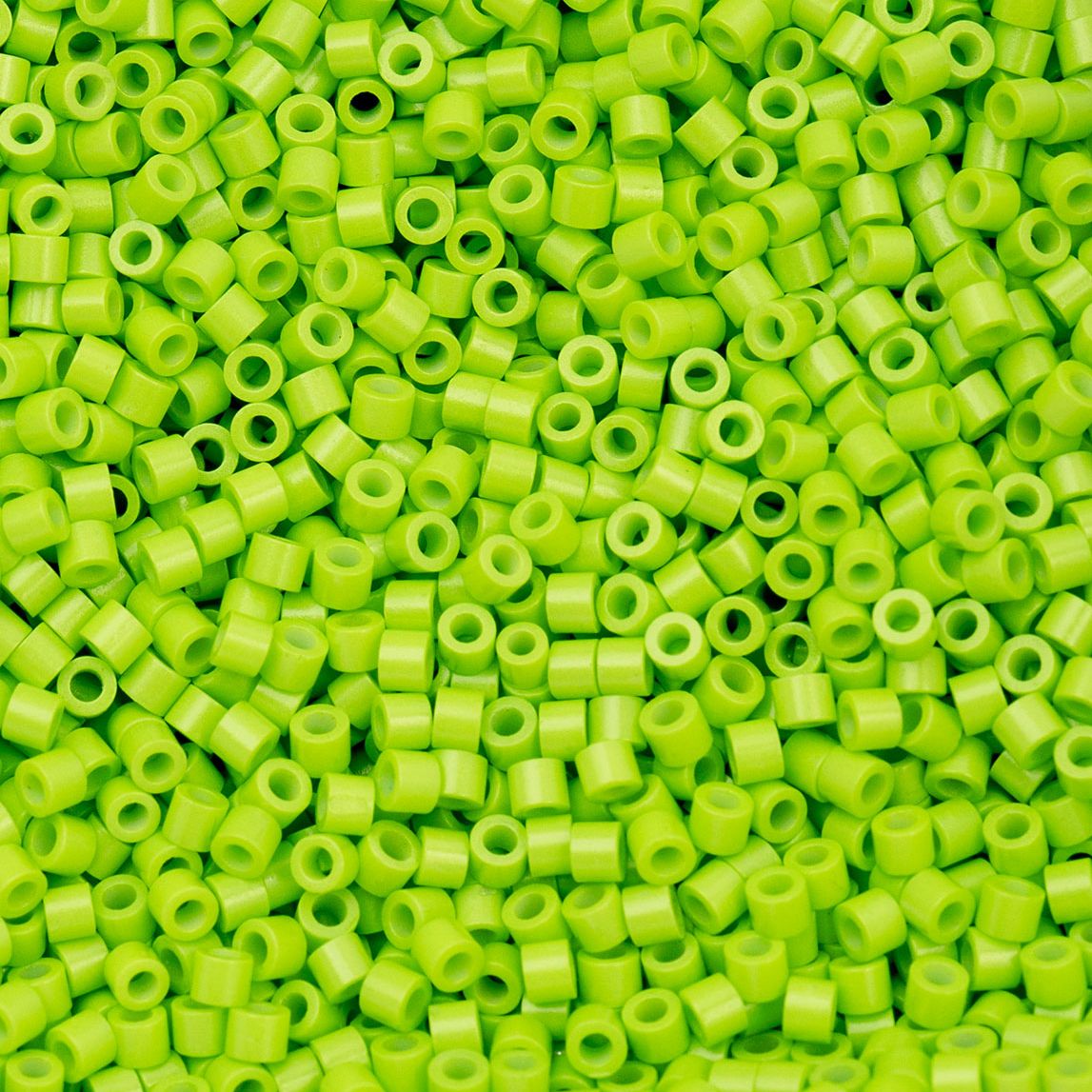 Opaque Green Neon Colour - Cylin Bead 11/0 - 25g