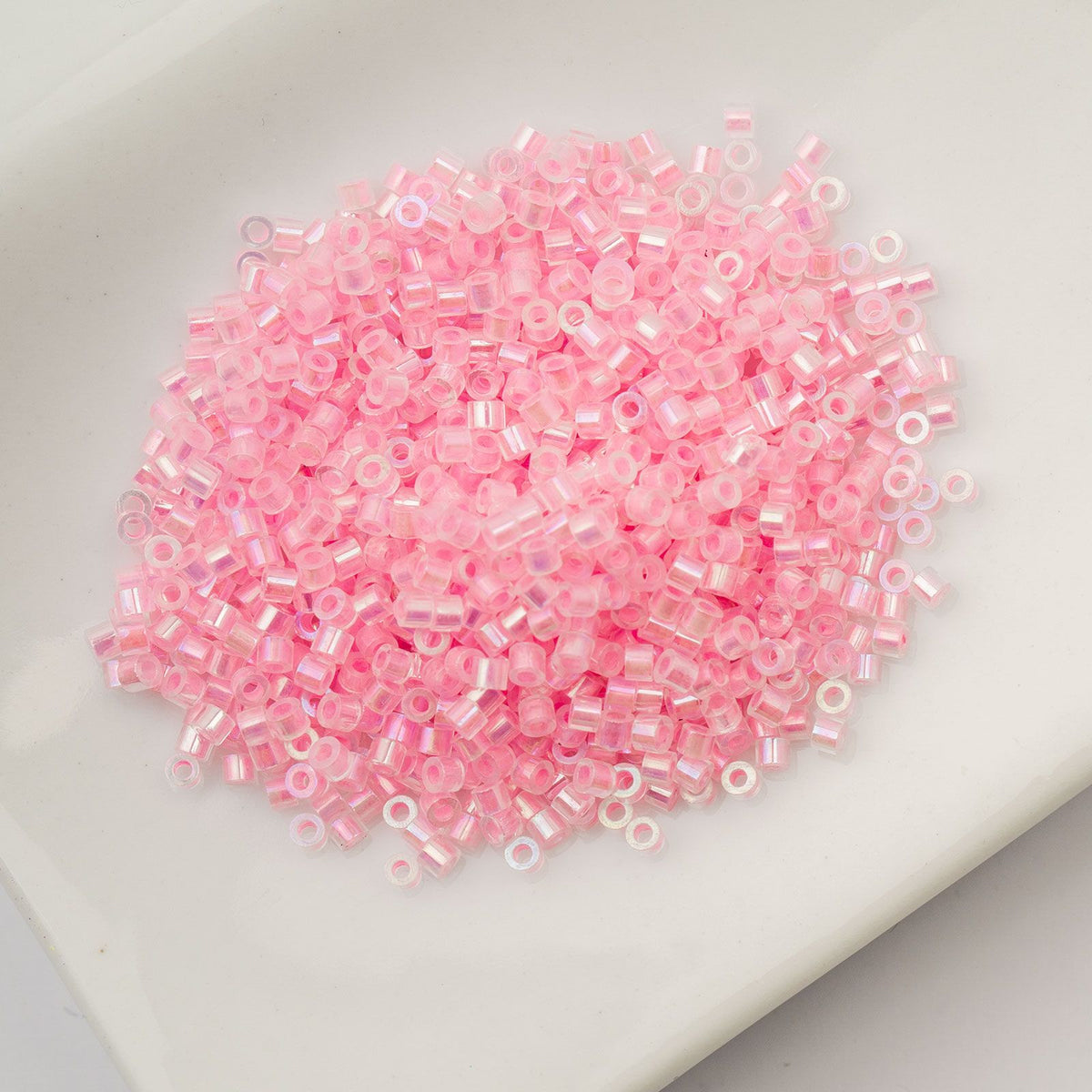 Pink Glow in the Dark AB - Cylin Bead 11/0 - 25g