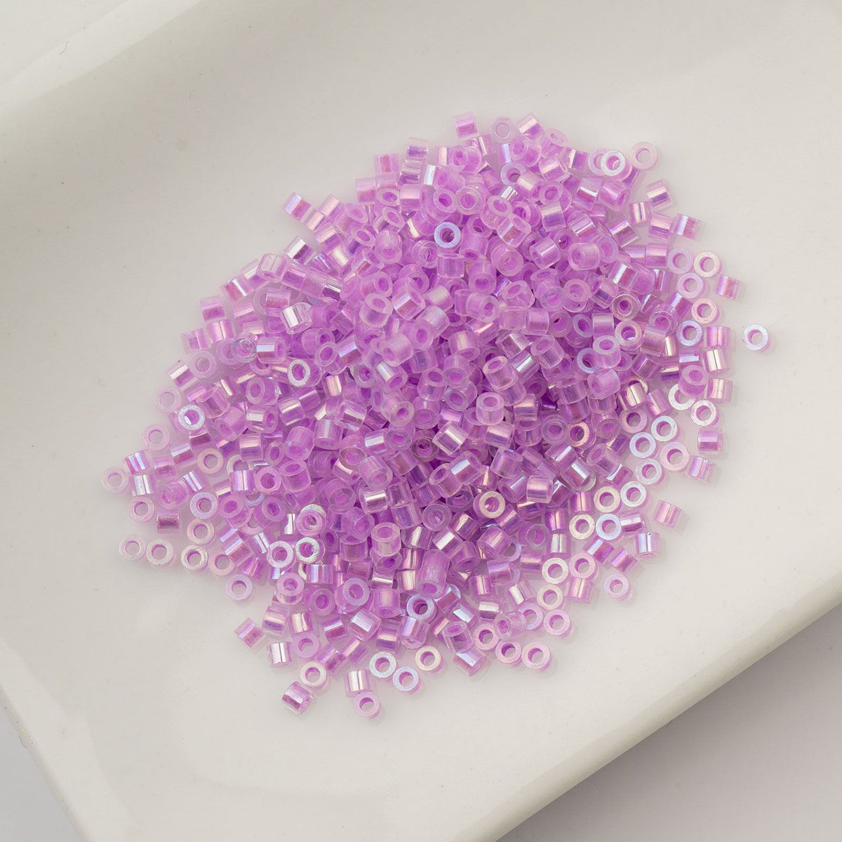 Purple Glow in the Dark AB - Cylin Bead 11/0 - 25g