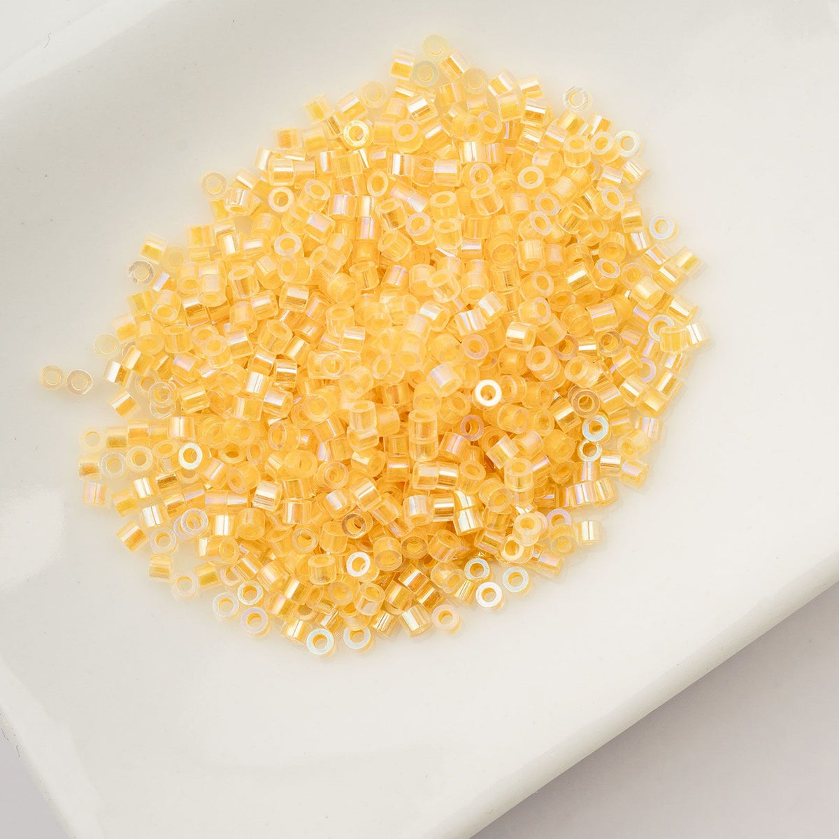 Gold Yellow Glow in the Dark AB - Cylin Bead 11/0 - 25g