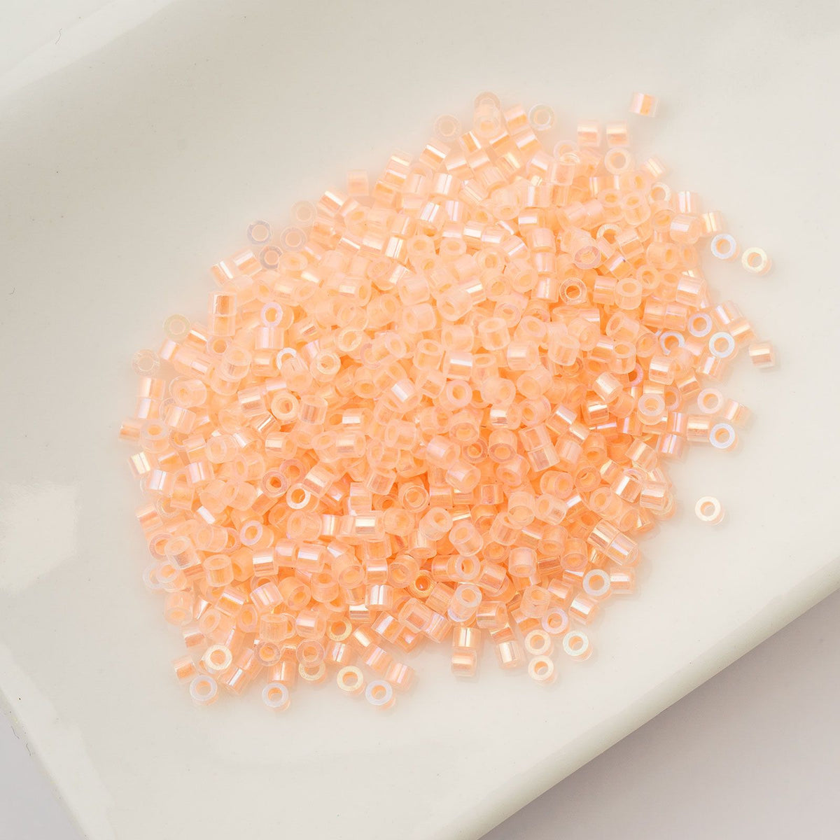 Orange Glow in the Dark AB - Cylin Bead 11/0 - 25g