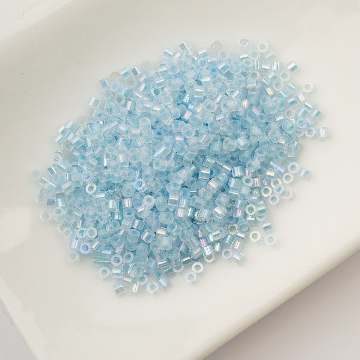 Blue Glow in the Dark AB - Cylin Bead 11/0 - 25g