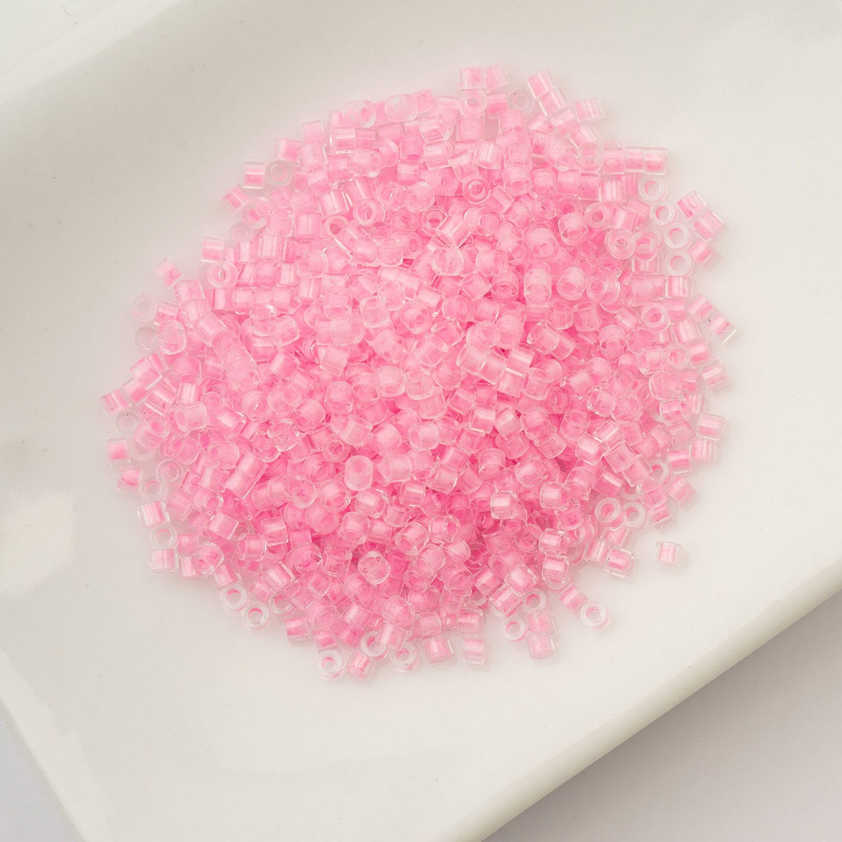 Pink Glow in the Dark - Cylin Bead 11/0 - 25g