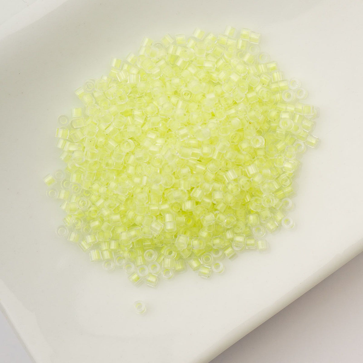 Yellow Neon Glow in the Dark - Cylin Bead 11/0 - 25g