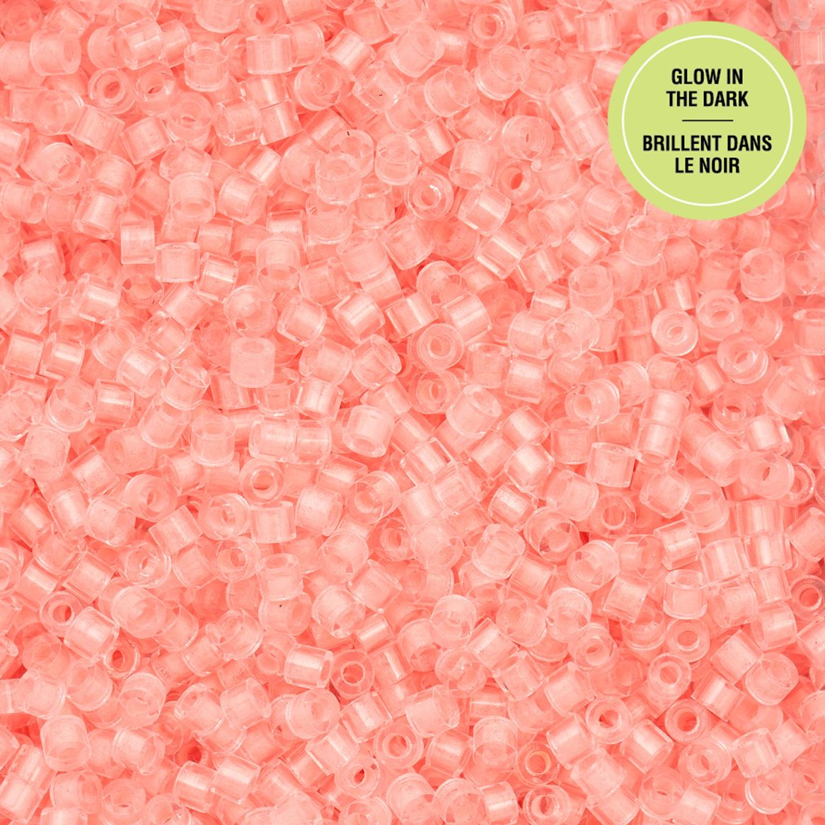 Coral Glow in the Dark - Cylin Bead 11/0 - 25g