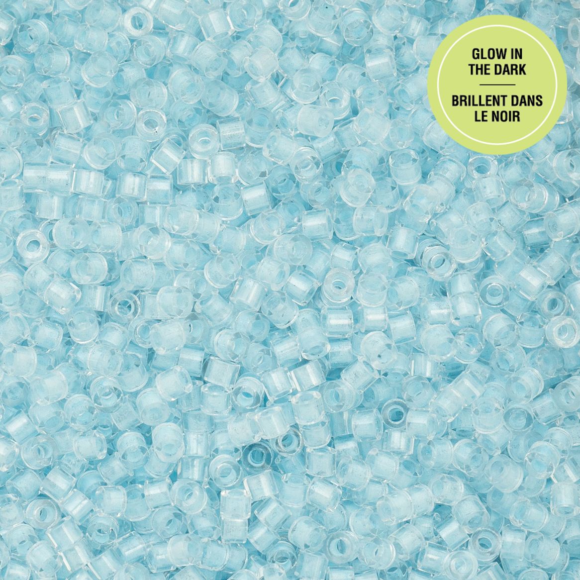 Sky Glow in the Dark - Cylin Bead 11/0 - 25g